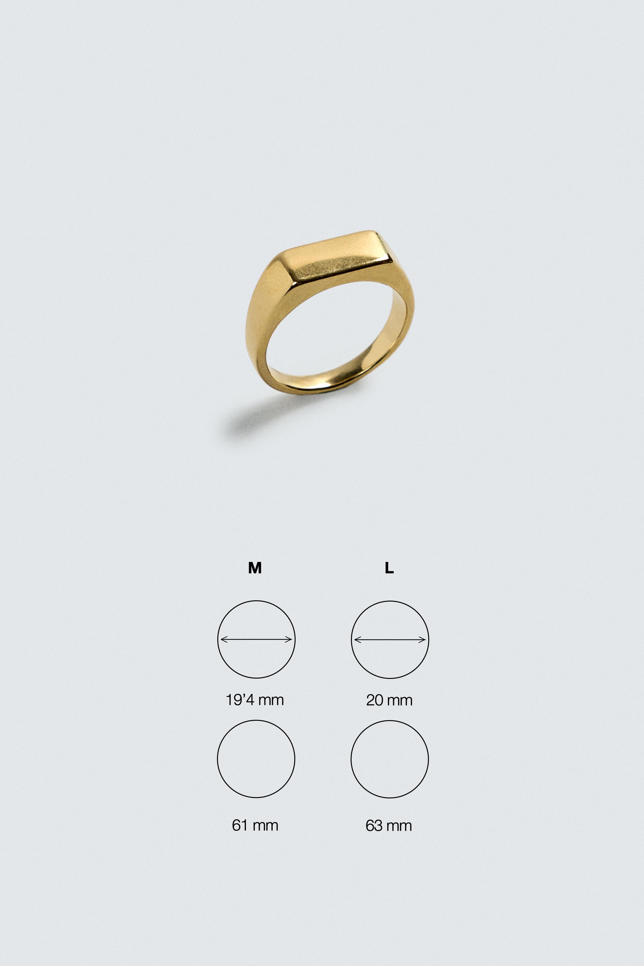 STAINLESS STEEL SIGNET RING